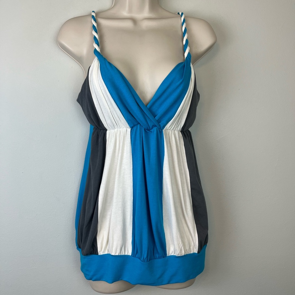 Y2K NWT Yebbray Babydoll Empire Waist Top Junior LARGE